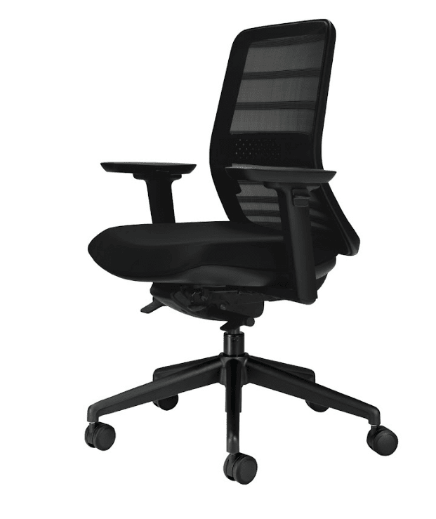 Koplus Tonique Mesh Back Task Armchair Accessories Koplus Black Base and Frame  