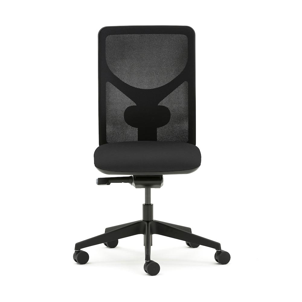 Pluto Plus Mesh Task Chair Accessories Torasen Black No Arms 