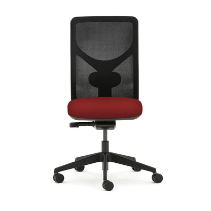 Pluto Plus Mesh Task Chair Accessories Torasen Red No Arms 