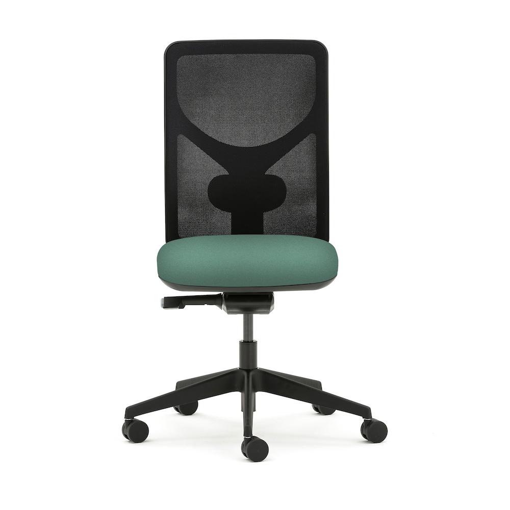 Pluto Plus Mesh Task Chair Accessories Torasen Green No Arms 
