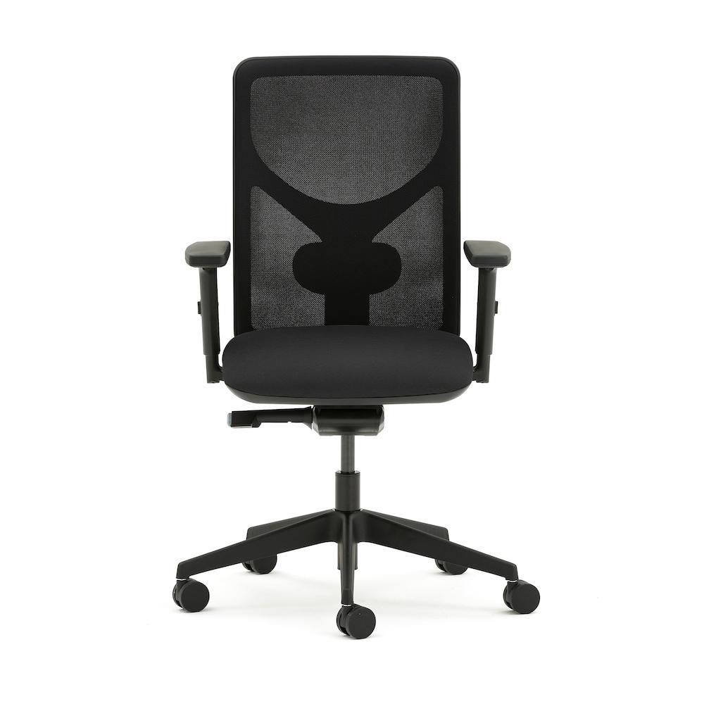 Pluto Plus Mesh Task Chair Accessories Torasen Black Height Adjustable Arms 