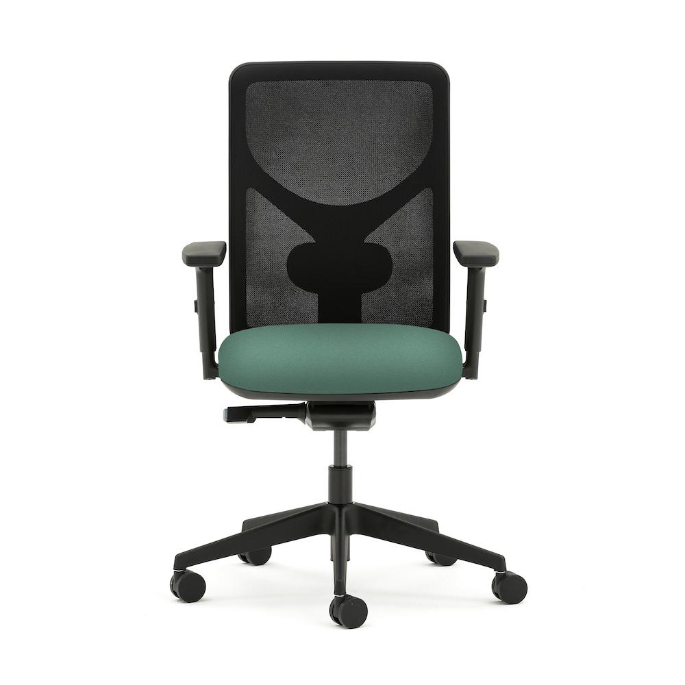 Pluto Plus Mesh Task Chair Accessories Torasen Green Height Adjustable Arms 