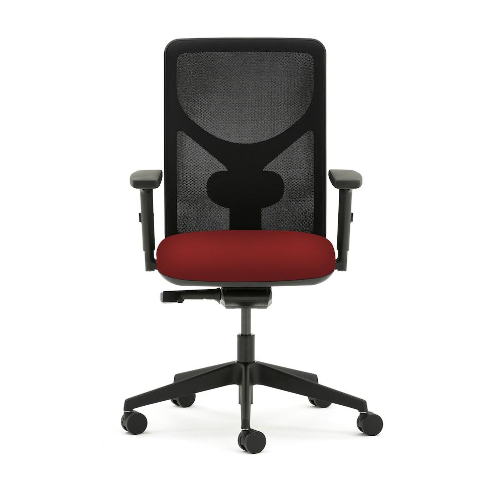Pluto Plus Mesh Task Chair Accessories Torasen Red Fold Down Arms 