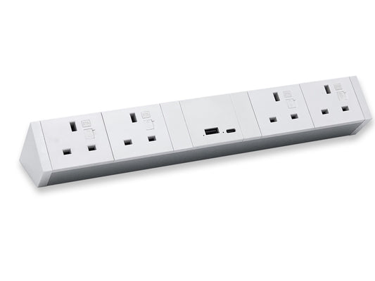 Athena2 Power Rail with 4 Power - 3.15A. Dual USB charger 30W - A+C. Accessories CMS Electracom   