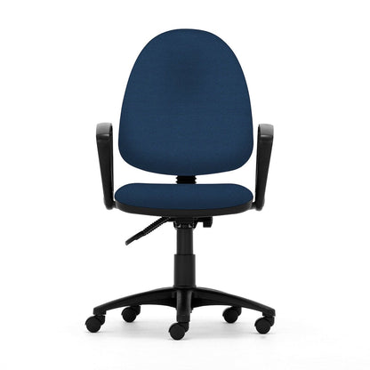 Mercury Task Chair Accessories Torasen Blue Fixed Arms 