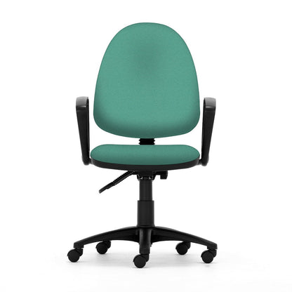 Mercury Task Chair Accessories Torasen Green Fixed Arms 