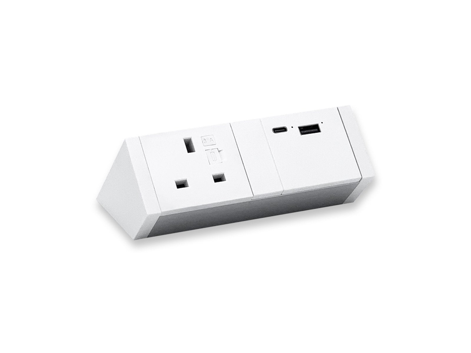 Athena2 Power Rail with 1 Power - 3.15A. Dual USB charger 30W - A+C. Accessories CMS Electracom   