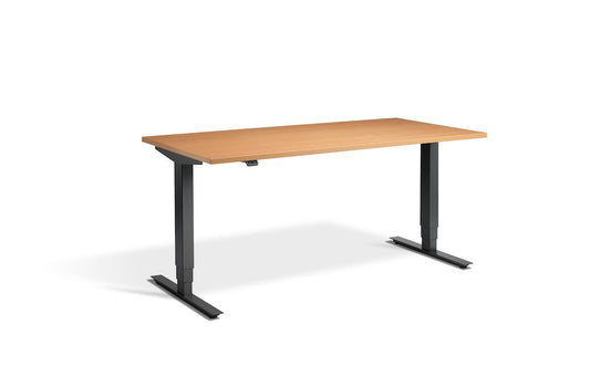 Lavoro Advance Dual Motor Sit-Stand Desk - 800mm Deep Desktops - Anthracite Frame Accessories Lavoro Beech 1200x800 Anthracite