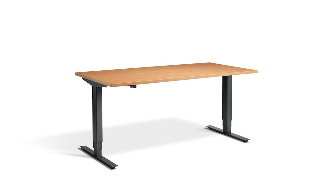 Lavoro Advance Dual Motor Sit-Stand Desk - 800mm Deep Desktops - Anthracite Frame - e-furniture