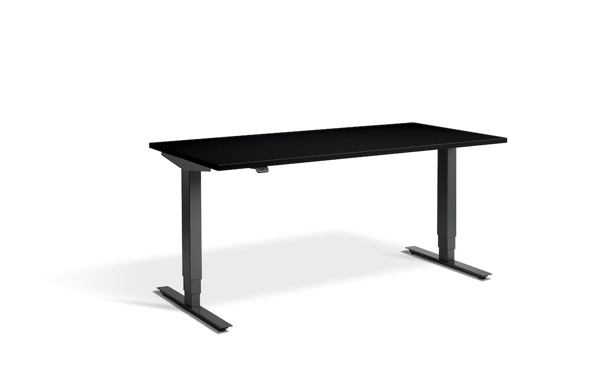 Lavoro Advance Dual Motor Sit-Stand Desk - 800mm Deep Desktops - Anthracite Frame Accessories Lavoro Black 1200x800 Anthracite