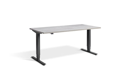 Lavoro Advance Dual Motor Sit-Stand Desk - 700mm Deep Desktops - Anthracite Frame Accessories Lavoro Cascina Pine 1200x700 Anthracite