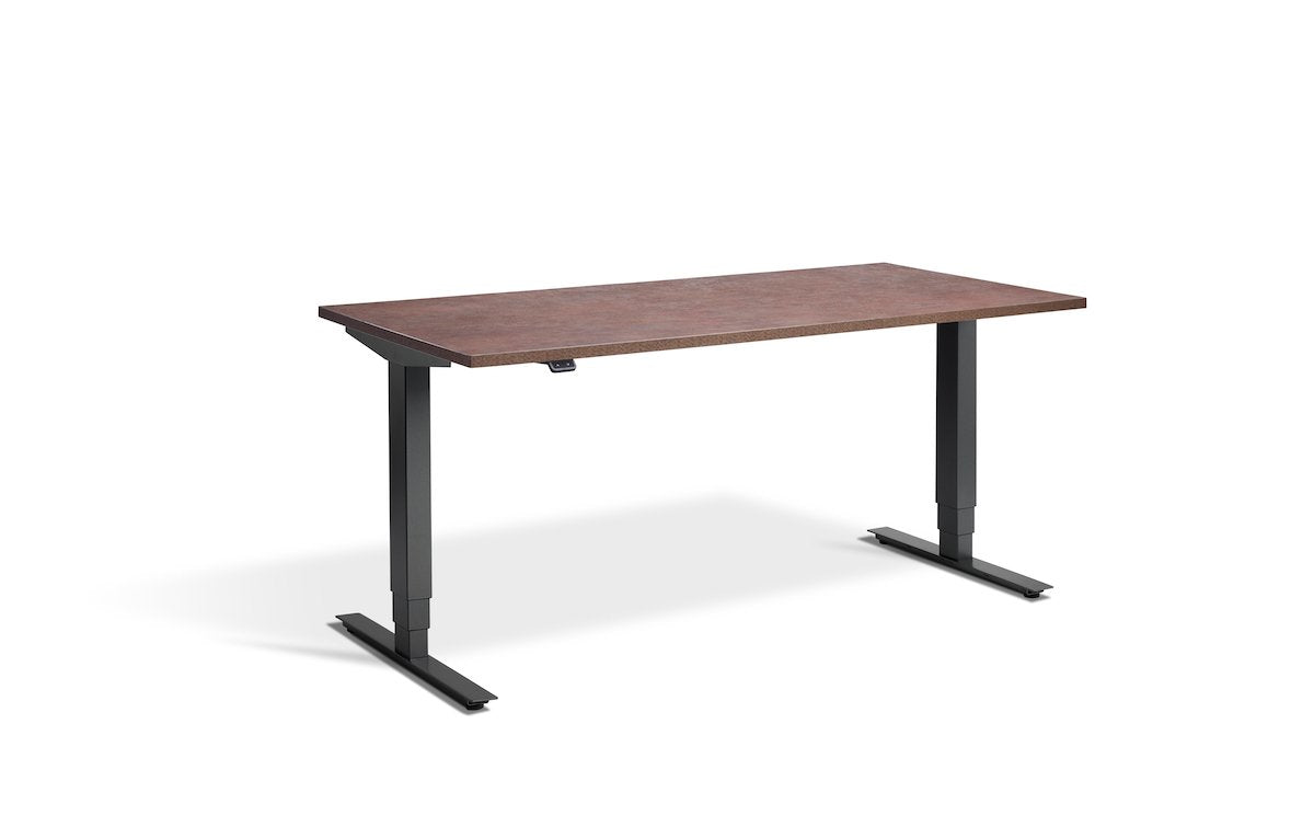 Lavoro Advance Dual Motor Sit-Stand Desk - 800mm Deep Desktops - Anthracite Frame Accessories Lavoro Ferro Bronze 1200x800 Anthracite