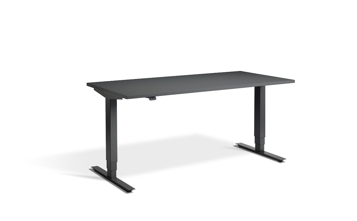 Lavoro Advance Dual Motor Sit-Stand Desk - 800mm Deep Desktops - Anthracite Frame Accessories Lavoro Graphite 1200x800 Anthracite