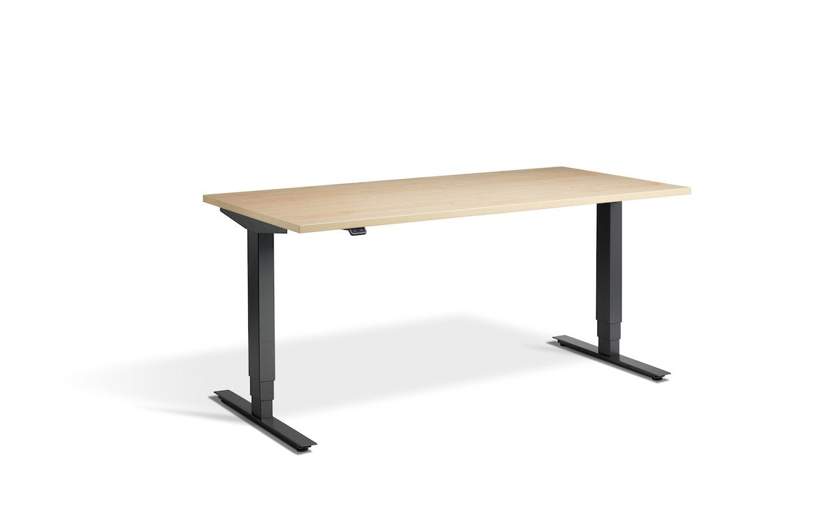 Lavoro Advance Dual Motor Sit-Stand Desk - 800mm Deep Desktops - Anthracite Frame Accessories Lavoro Maple 1200x800 Anthracite