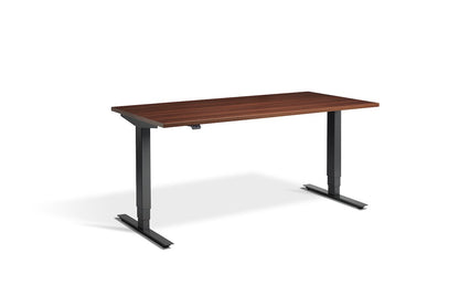 Lavoro Advance Dual Motor Sit-Stand Desk - 700mm Deep Desktops - Anthracite Frame Accessories Lavoro Natural Dijon Walnut 1200x700 Anthracite