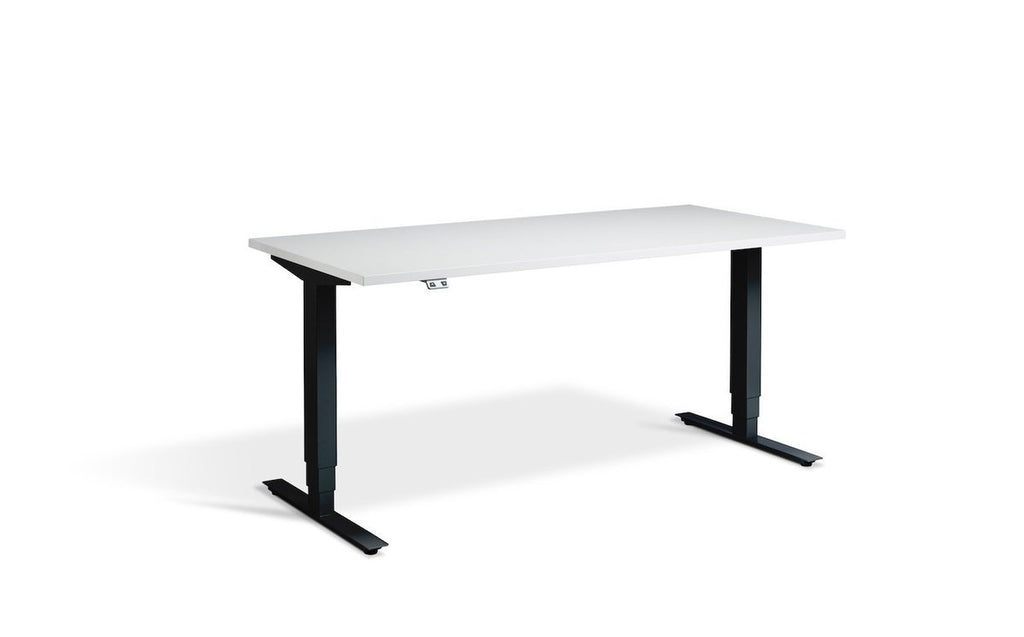 Lavoro Advance Dual Motor Sit-Stand Desk - 700mm Deep Desktops - Black Frame - e-furniture