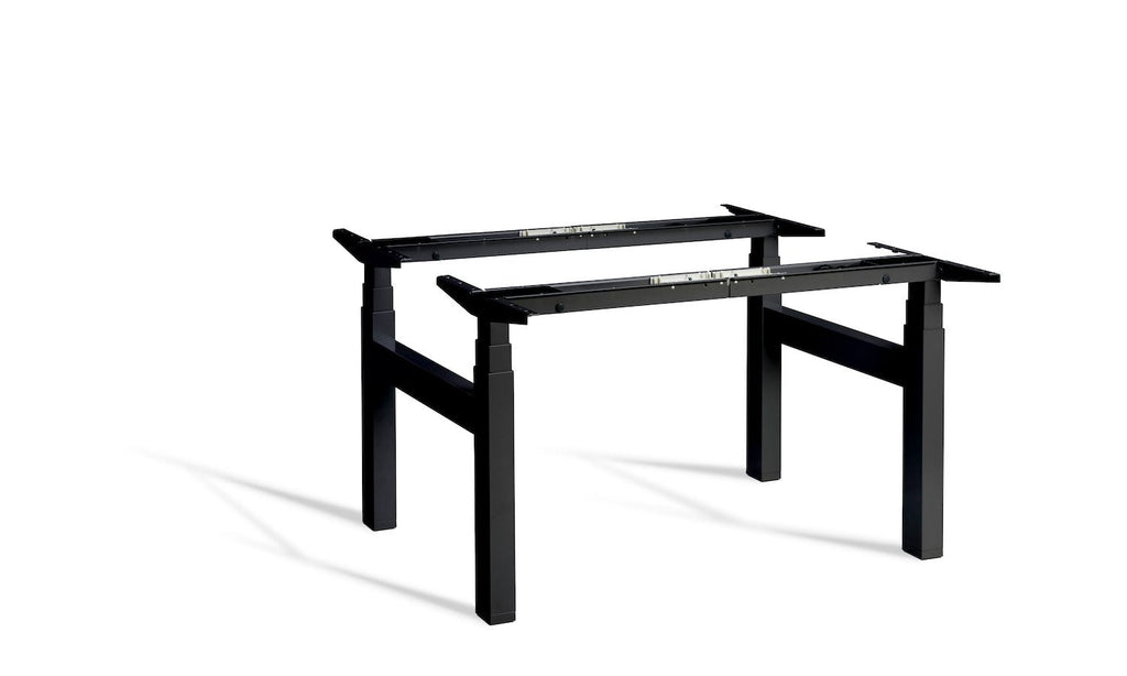 Lavoro Duo - Four Motor Back to Back Sit-Stand Desk Frame Accessories Lavoro Black  