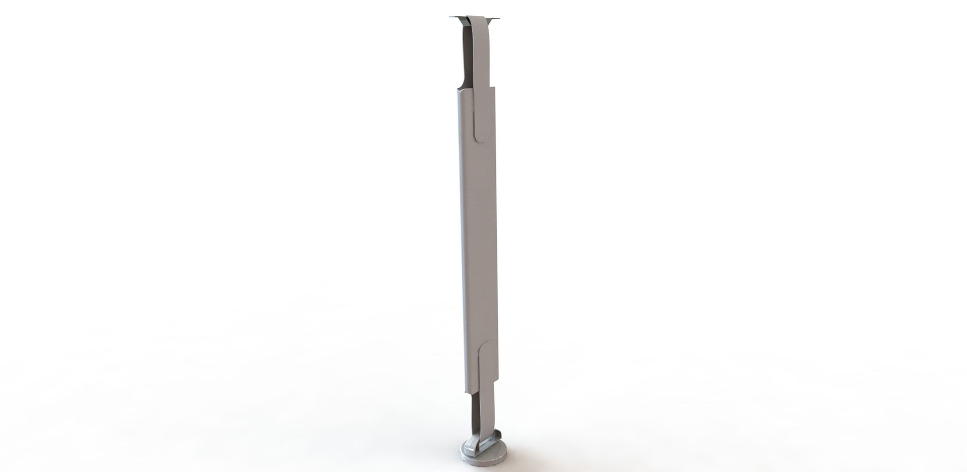 Cable Shute. Floor to desk kit with round disc base - 750 x 120mm. Accessories CMS Electracom White  