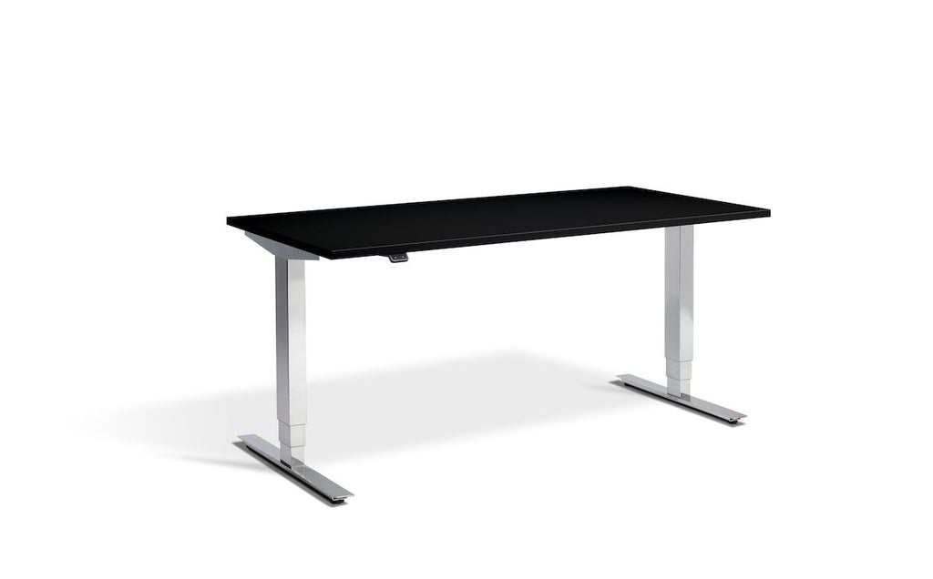 Lavoro Cromo Dual Motor Sit-Stand Desk - 700mm Deep Desktops - Chrome Frame - e-furniture