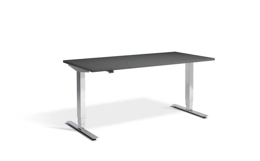 Lavoro Cromo Dual Motor Sit-Stand Desk - 700mm Deep Desktops - Chrome Frame - e-furniture