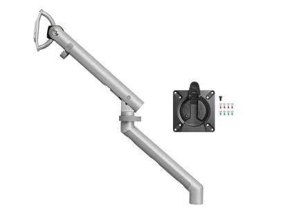 Flo Dynamic Arm without Desk Fixing (10 x bulk pack) Accessories Colebrook Bosson Saunders Silver