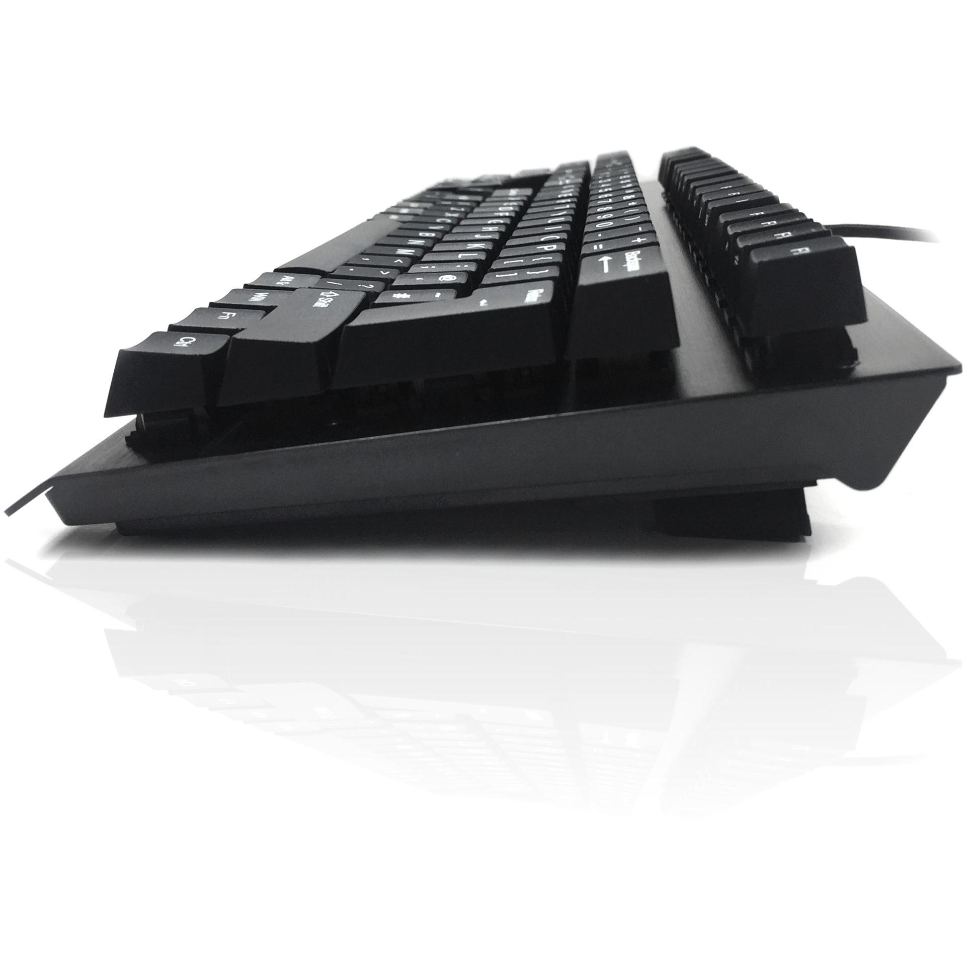 Accuratus Left Hander - USB Professional & Programmable Left Handed Full Size Keyboard with Mechanical Key Switches Accessories Accuratus   