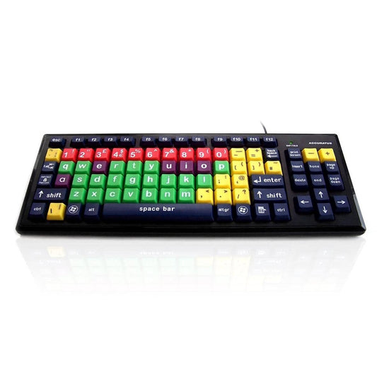 Accuratus Multi-Coloured Educational Key Monster Keyboard - Lower Case Accessories Accuratus   