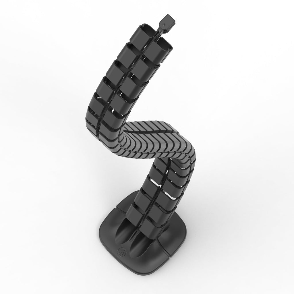 Metalicon Linx Vertical Cable Spine for Regular Height Desks Accessories Metalicon Black  