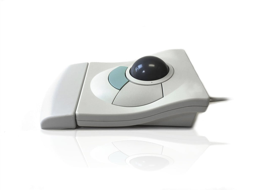 Accuratus Track 900 - USB & PS/2 Large Button and Large Ball Trackball Mouse Accessories Accuratus White  