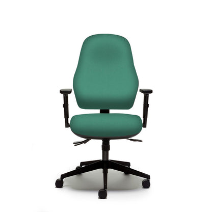 Orthopaedica 100 Series Task Chair Accessories Torasen Green Fold Down Arms Independent Mechanism