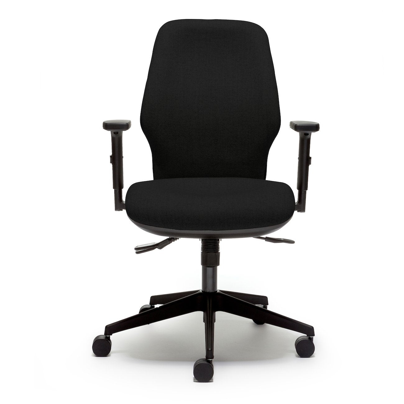 Orthopaedica 200 Series Task Chair Accessories Torasen Black Height Adjustable Arms Synchronised Mechanism