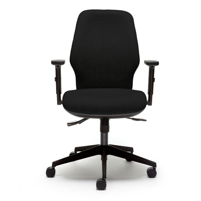 Orthopaedica 200 Series Task Chair Accessories Torasen Black Fold Down Arms Independent Mechanism