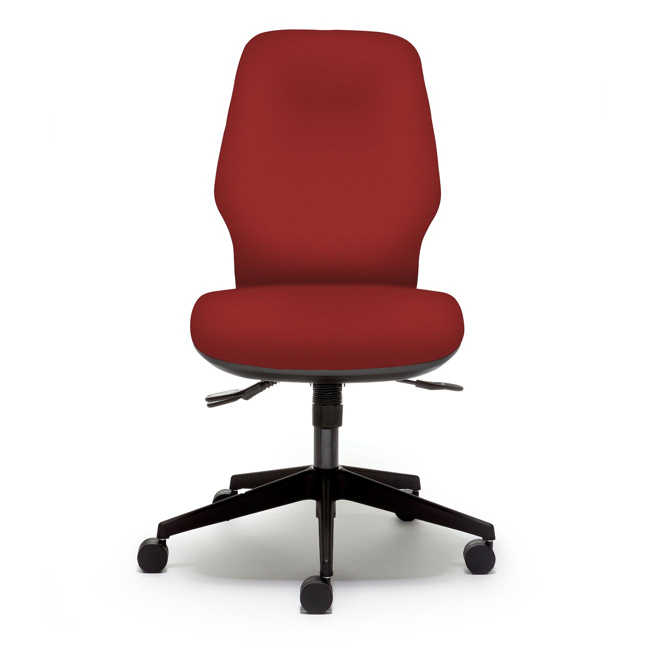 Orthopaedica 200 Series Task Chair Accessories Torasen Red No Arms Independent Mechanism