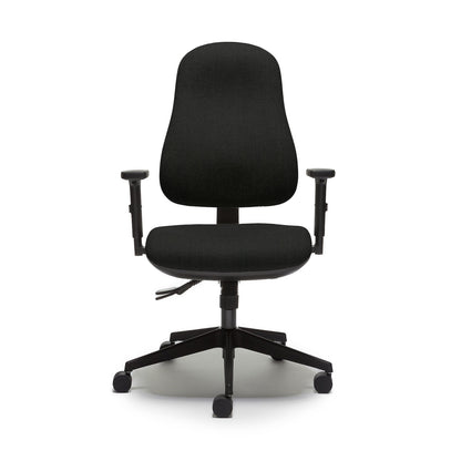 Orthopaedica 90 Series Task Chair Accessories Torasen Black Fold Down Arms Independent Mechanism