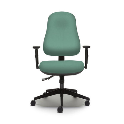 Orthopaedica 90 Series Task Chair Accessories Torasen Green Fold Down Arms Synchronised Mechanism