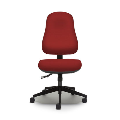 Orthopaedica 90 Series Task Chair Accessories Torasen Red No Arms Synchronised Mechanism