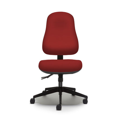 Orthopaedica 90 Series Task Chair Accessories Torasen Red No Arms Independent Mechanism