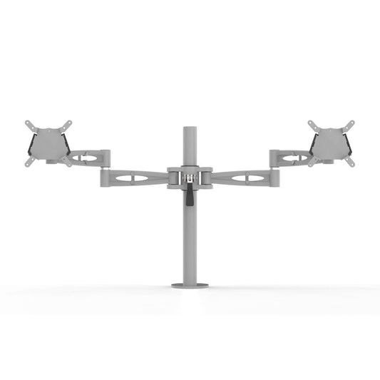 Metalicon Kardo Dual Monitor Arm Accessories Metalicon Silver  