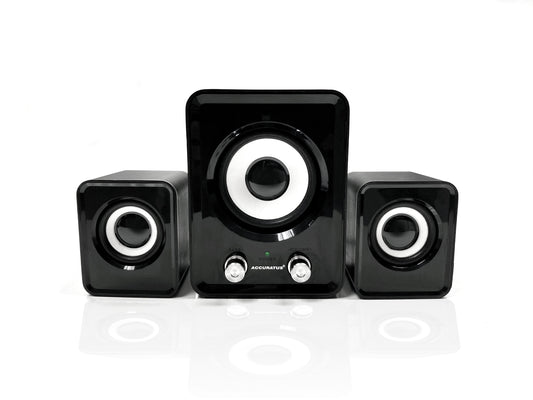 Accuratus SPE3610 USB Powered 2.1 Speakers Set (2 Satellite Speakers & Dedicated Subwoofer) - Black Accessories Accuratus   