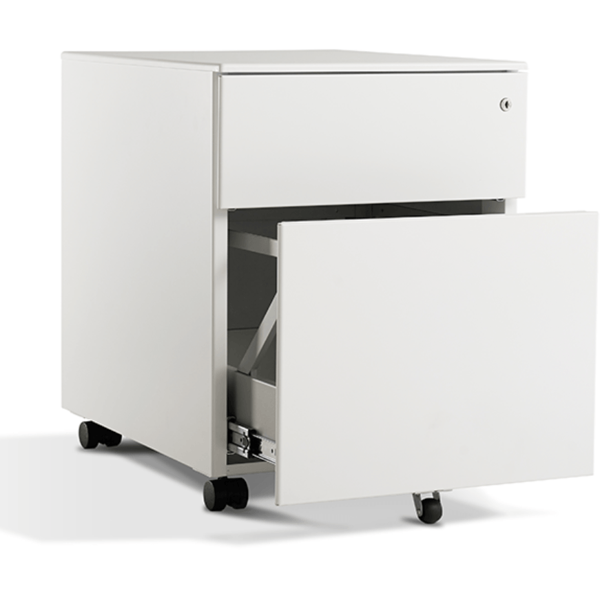 Lavoro Form Pedestal - 2 Drawer Accessories Lavoro White  