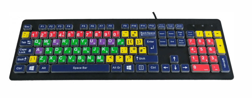 Accuratus Rainbow 2 USB Keyboard - e-furniture