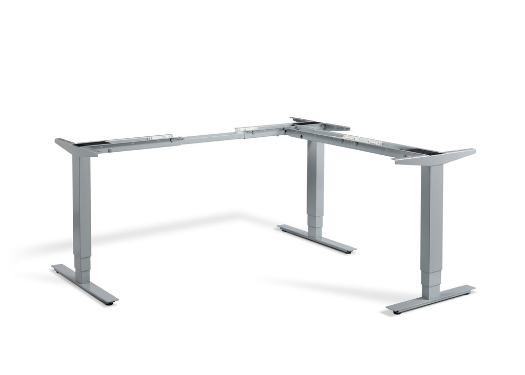Lavoro Advance Corner Triple Motor Sit-Stand Desk Frame - e-furniture