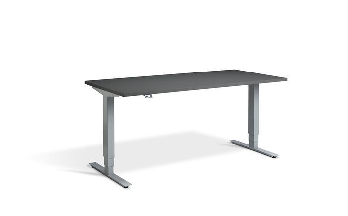Lavoro Advance Dual Motor Sit-Stand Desk - 800mm Deep Desktops - Silver Frame - e-furniture