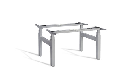 Lavoro Duo - Four Motor Back to Back Sit-Stand Desk Frame Accessories Lavoro Silver  