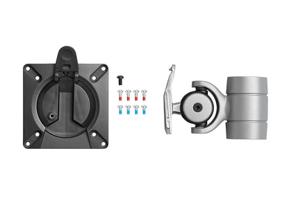 Wishbone C-Post with Plastic Quick Release Accessories Colebrook Bosson Saunders Silver  