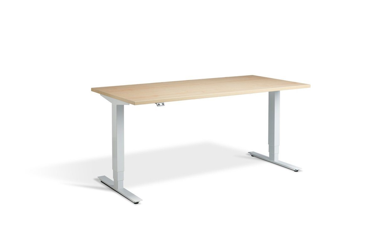 Lavoro Advance Dual Motor Sit-Stand Desk - 700mm Deep Desktops - White Frame Accessories Lavoro Maple 1200x700 White