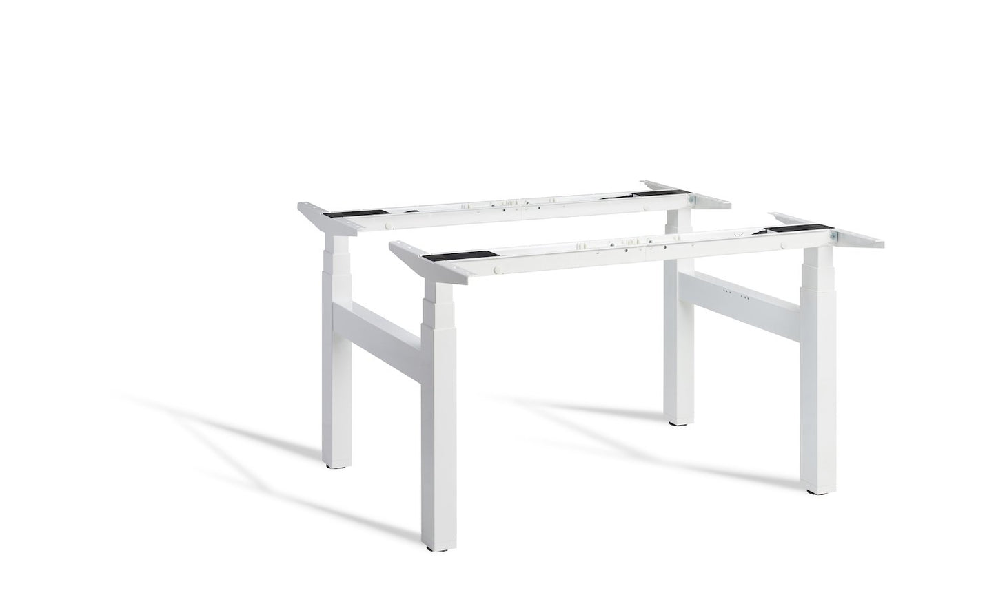 Lavoro Duo - Four Motor Back to Back Sit-Stand Desk Frame Accessories Lavoro White  