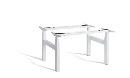 Lavoro Duo - Four Motor Back to Back Sit-Stand Desk Frame Accessories Lavoro White  