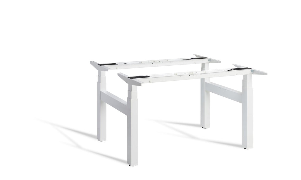 Lavoro Duo - Four Motor Back to Back Sit-Stand Desk Frame Accessories Lavoro White  