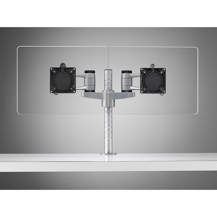 Colebrook Bosson Saunders Wishbone Dual Mount Bracket Monitor Arm - e-furniture